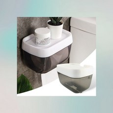 무타공 접착식 화장실 휴지걸이 스테인레스형, 1개