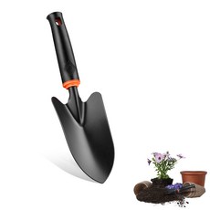 홈젬 탄소강 원예 모종삽 다용도 손삽 이식 땅 파기 흙 뒤집기 등 원예 작업에 최적 - 31cm, 1개 1개