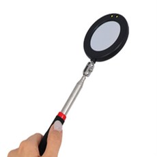 와이옐로 자동차 정비용 LED 검사거울 길이조절 엔진룸 하부 점검 미러 카센터용품