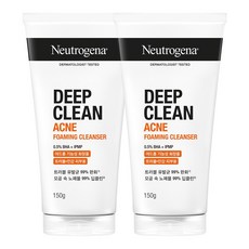 뉴트로지나 아크네 포밍 클렌저, 150g, 2개
