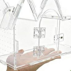 애완 동물 쉬운 이동 청소 및 전체 모니터링을위한 파충류 아크릴 테라리움 하우스 인클로저 탱크 상자, 01 중국