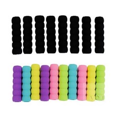 에이오티e샵 애벌레 펜그립 세트 굳은살방지, 8p 블랙