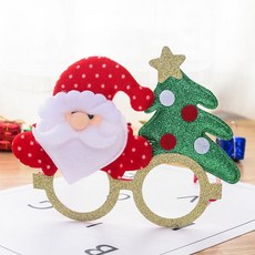 이벤트파티용품 산타안경 트리장식안경
