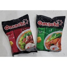 OMACHI MI HUONG VI SUON 베트남 오마치 라면2종세트 쇠고기맛 새우맛, 30개