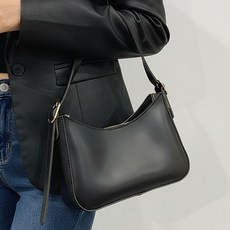 앙플러스 가죽 공예 diy 가방 만들기 세트, 블랙, 1개