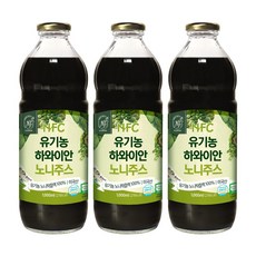 NFC 유기농 하와이안 노니 주스 1000ml, 1L, 3개