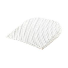 GHSHOP 베이비 웨지 베개 침구 침대 간호 침대를위한 안티 역류 모유 수유 매트, 콩 벨벳 메모리 폼, 하얀색