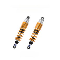 오토바이 전기차 후방 충격 흡수 장치 조절식 댐핑 쇼크업소버 승차감 개선 블랙 원형 헤드 305mm 하나, 1개