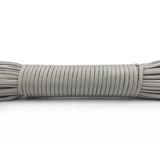 생존용 파라코드 낙하산 코드 끈 캠핑 클라이밍 캠핑 로프 하이킹 빨랫줄 직경 4mm 7 스탠드 코어, 5 meters, 3)실버