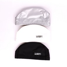 더바디시크릿 PU 코팅 수모 사이즈업 편안한 수영모자, 라이트 그레이, 1개