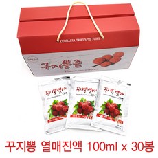 건강선물 국내산 꾸지뽕 열매 진액 구지뽕즙 엑기스 건강즙 건강음료 저온착즙, 30봉, 100ml