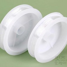 Itsok 비즈공예 부자재 우레탄줄 크리스탈텍 0.4mm 15M 공예낚시줄