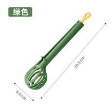 食物夾 夾蛋夾麵條廚房多功能打蛋器撈蛋器攪拌器棒麵包夾撈麵夾子食品夾, 【單個裝】綠色, 1個