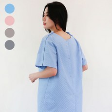 스냅 오픈 빅사이즈 환자복 트임 남녀 검진복 상의 하의 정형외과 치료복 한의원