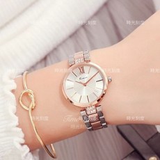 KIMIO/金米歐 時尚玫瑰金全鋼帶百搭女錶 石英錶 玫瑰金 腕錶 手錶 watch 精品