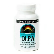 SOURCE NATURALS DLPA錠, 120顆, 1入