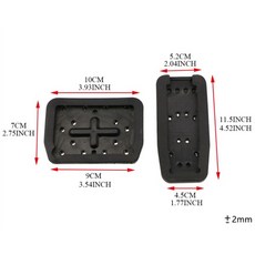 테슬라 모델 3 Mdeol3 Y 2017 연료 가스 페달 브레이크 커버 액세서리 AT 자동차