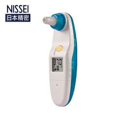 NISSEI 日本精密 迷你耳溫槍 MT-30CPLB MT-30CPLR 快速精準測溫 靜音閃光功能, 1個