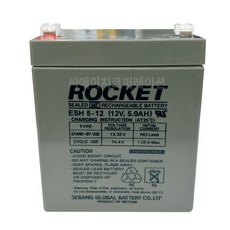 로케트밧데리 ESH5-12 연축전지, 1개
