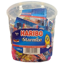 하리보 스타믹스 젤리 / 대용량젤리/ 어린이간식/ 학교간식/ 스타믹스젤리/소포장 대용량젤리/곰젤리, 1개, 1kg