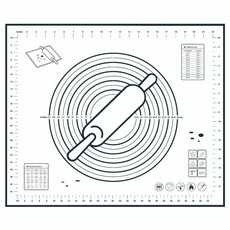巧緻 矽膠揉麵墊 鉑金烘焙操作墊, 1個
