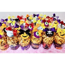 萬聖節/聖誕節 餅乾分享杯 幼稚園點心 幼兒園分享糖果, 1個, 萬聖節,旺仔小饅頭