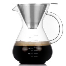 소울카페 내열유리 필터 드립서버 카라페 서버 세트 1(개) 5651PN