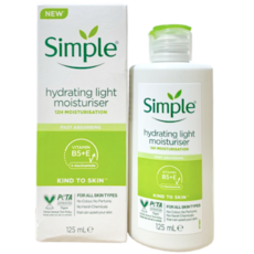 Simple 潤澤修護乳液 清爽款 125ml 英國進口 女性保濕乳液, 1個