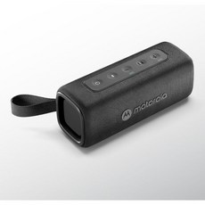 모토로라 사운드 ROKR 600 휴대용 블루투스 스피커 6시간 재생 시간 IP67 방수 가정/야외용 iPhone Red와 호환 가능, Black