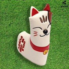 하이가이 고양이 골프 일자 블레이드 퍼터 헤드 커버, 기본 : 상세페이지 참조, 1
