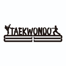 金屬創意獎牌獎狀展示收納架 美式獎牌裝飾掛牆架, TAEKWONDO