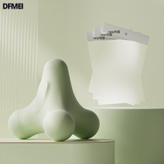QRU 四角筋膜球足底球按摩肩頸腰手部肌肉乳酸運動放鬆瑜伽經絡健身球, 1個, 綠色OPP袋裝:如圖