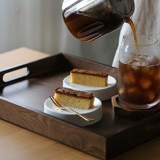 ERATO 木質手把託盤, 1個, 混合色