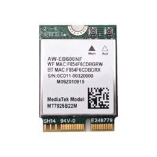 MediaTek聯發科 AW-EB600NF 無線網卡，迷你尺寸，高速穩定，內建藍牙，相容多系統, 1PIECE, MT7925