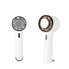 手持冰敷風扇 涼感降溫神器 冷敷冰袋 涼風雙效 夏日必備, 掛鉤款 - 白色, 掛鉤款 - 白色