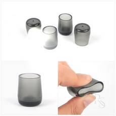 원형 반투명 의자캡 휴대용 의자 받침, 적정 23mm, 1개