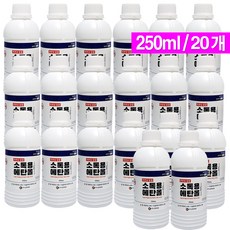 살균소독제 소독용 에탄올(83%) 250ml, 20개