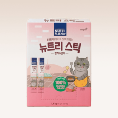 동원 뉴트리플랜 뉴트리스틱 고양이 츄르 대용량 100개입, 참치&연어, 1.4kg, 1개