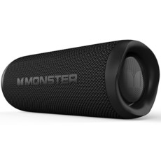 Monster 블루투스 스피커 무선 휴대용 야외 블루투스 스피커 60W 트루 와이어리스 스테레오 IPX8 방수 듀얼 페어링 블루투스 5.4 내장 마이크 블랙, 01Black