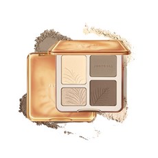 Judydoll 주디돌 3D 쉐딩 컨투어 팔레트 무펄 하이라이터 100% 정품, 1개, #02 WOODS (WARM)