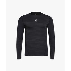 스파이더 SPYDER 남성 프로웹 라운드넥 베이스레이어 상의 SPHFCNCL203MBLK