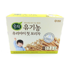 샘표 순작 유기농 우리아이 첫 보리차, 160g, 24개입