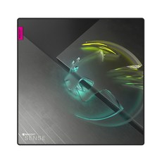 ROCCAT Sense Icon 게이밍 마우스패드 450x450 방수 천연고무, 혼합색상, 1개