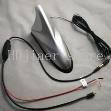 기능이 강화된 신호 안테나를 갖춘 상어 지느러미 자동차 고이득 디지털, 4. silver