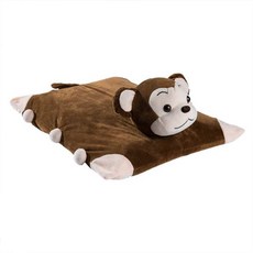 동물 라텍스 베개 수면용쿠션 강아지 쿨링 해마 U자형 브라운 원숭이 베개, 코끼리 베개