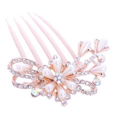 SiangSi 水鑽盤髮插梳 盤髮神器 髮梳髮釵 質感盤髮器 髮簪