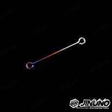 JINUNO 鈦合金油杯支架 M6轉M6 油杯鎖把手 鈦合金 總泵油杯支架 RCS油杯支架 銨科油杯支架 M6油杯支架, 鈦燒色, 1個