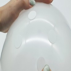 원형재단양면테잎2CM 행사파티풍선부착 벽꾸밈보조스티커 튀지않는고정재 젤형70개
