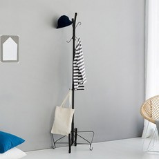 마켓비 PIGO 옷걸이행거 191, 블랙 5946.5541