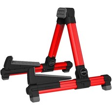 AROMA AGS-08 鋁合金折疊吉他架 適用木吉他、電吉他、貝斯, 1個, 黑